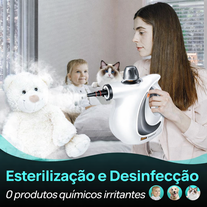 Limpador a vapor portátil 12 em 1 (alta pressão)