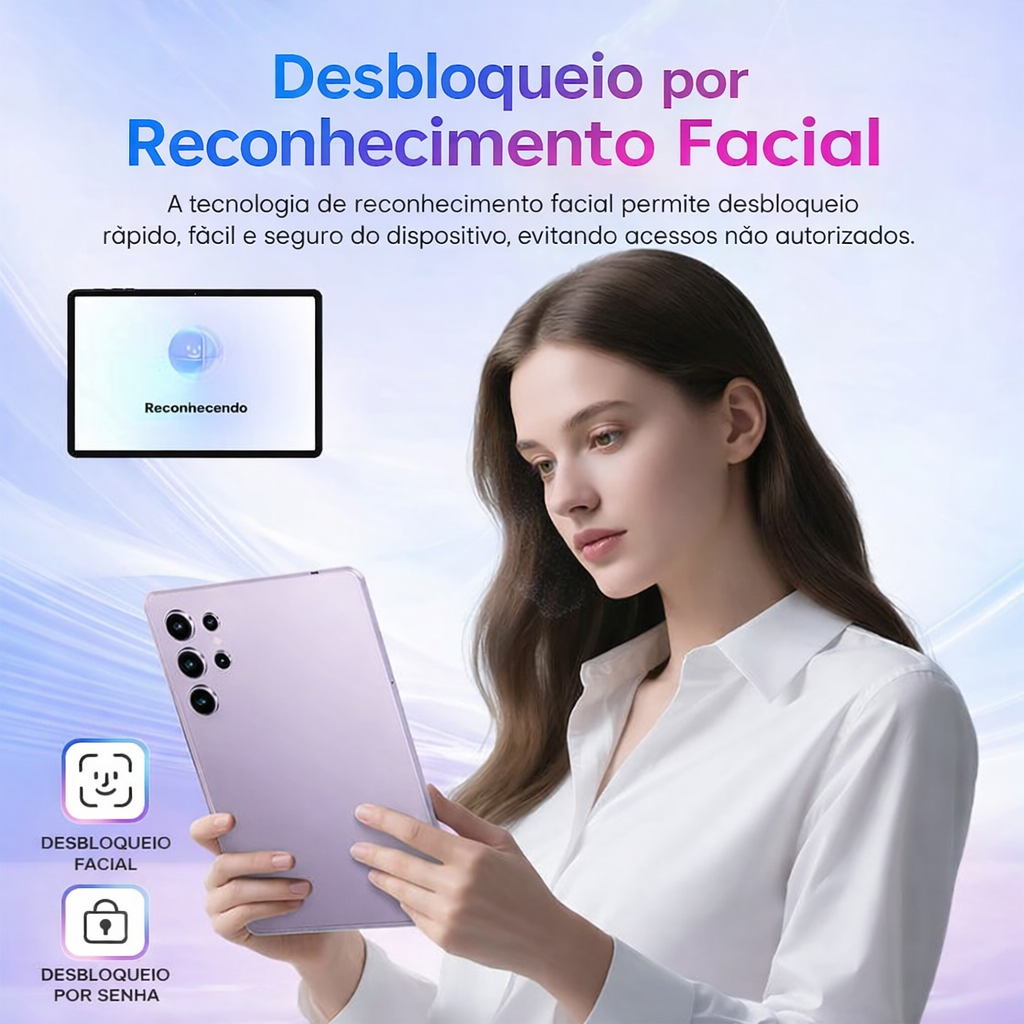 Tablet X9 Ultra 11” Android 15 | 12 GB de RAM + 256 GB | Bateria de 10.000 mAh | WiFi 5G